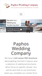 Mobile Screenshot of paphosweddingcompany.co.uk